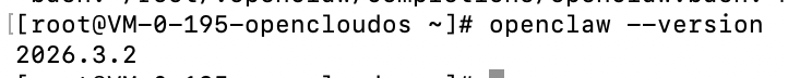 openclaw --version